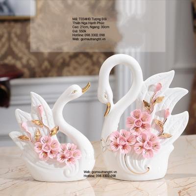 Tượng Đôi Thiên Nga Hạnh Phúc